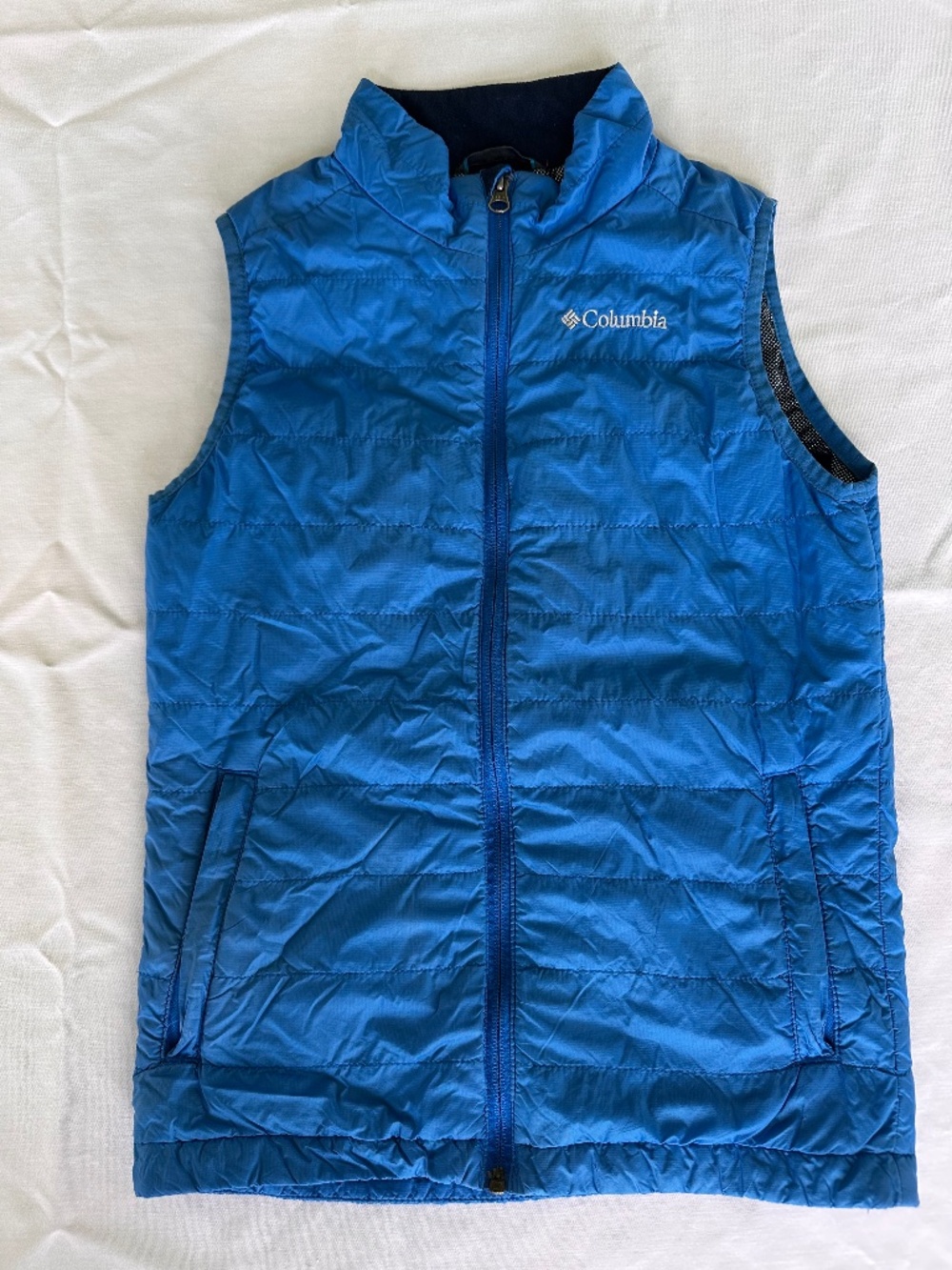 Columbia Kids Blue Omni-Heat Thermal Reflective Jacket - Size Medium